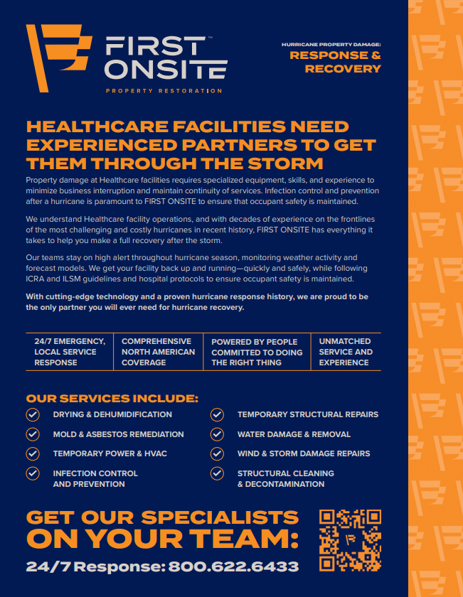 respuesta ante huracanes en el sector de atención médica