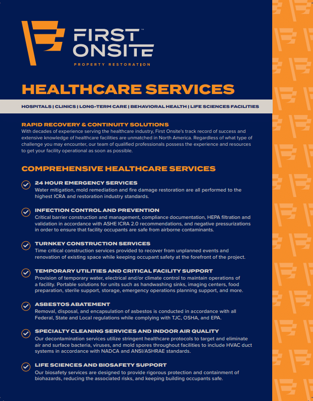 descripción general de los servicios de atención médica